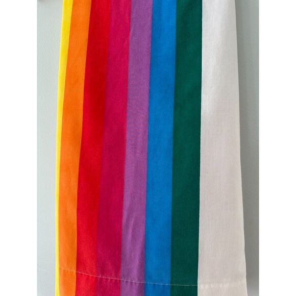 70s Vintage Wamsutta Tomorrow's Rainbow Flat Bed Sheet Double/Full Size - Picture 3 of 12